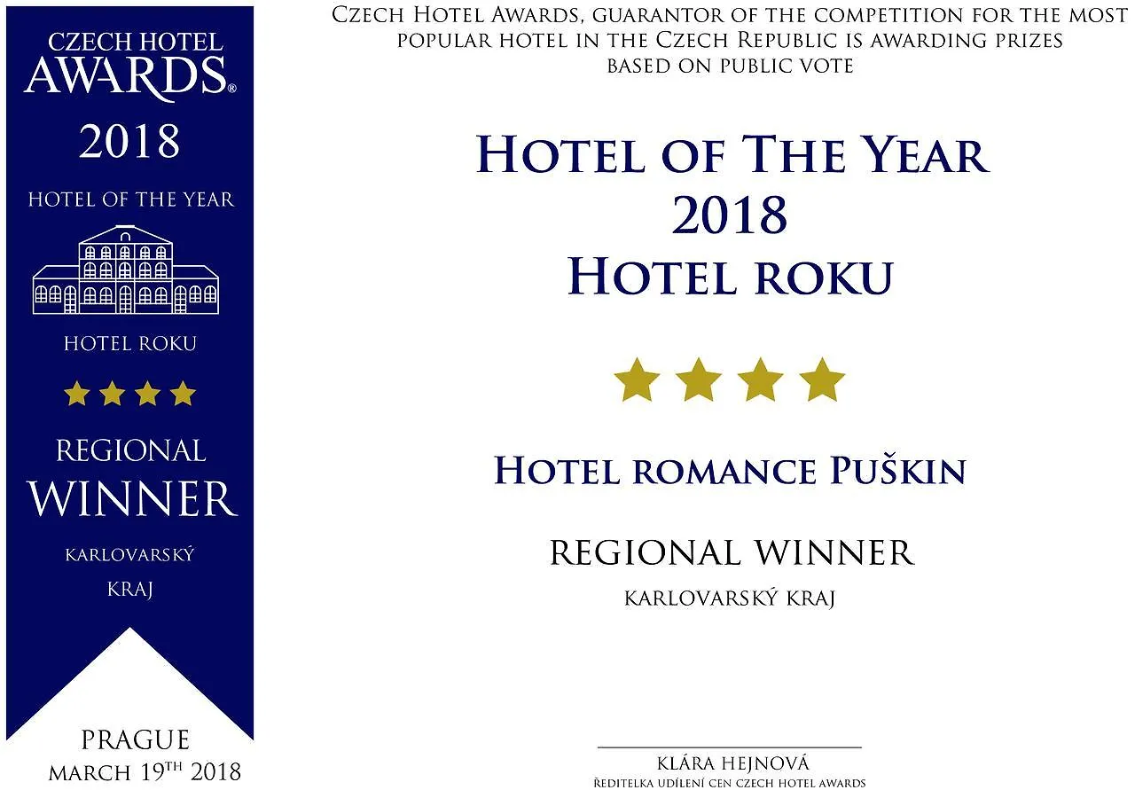 Hotel Romance Puškin Karlovy Vary 4*,